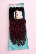 Mèches Crochet Locks Dégradé Noir & Bordeaux