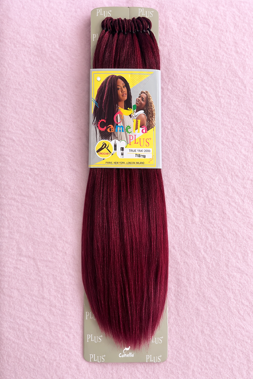 Mèches de Crochet  Camella Plus Bordeaux