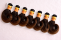 Mèches de Tissage Lisses Dégradé Noir & Marron