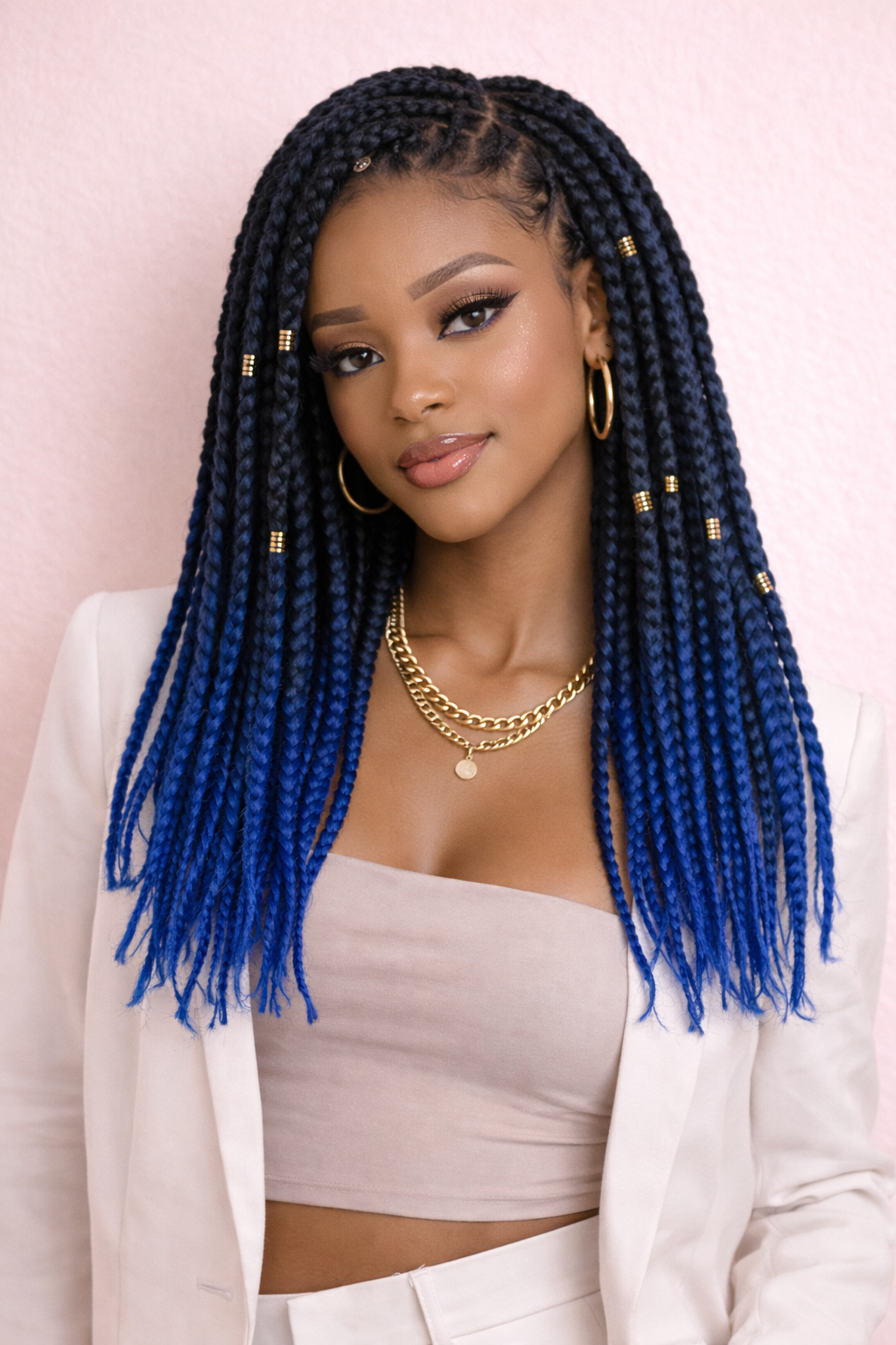 Mèches Crochet H’Adora  Bleu