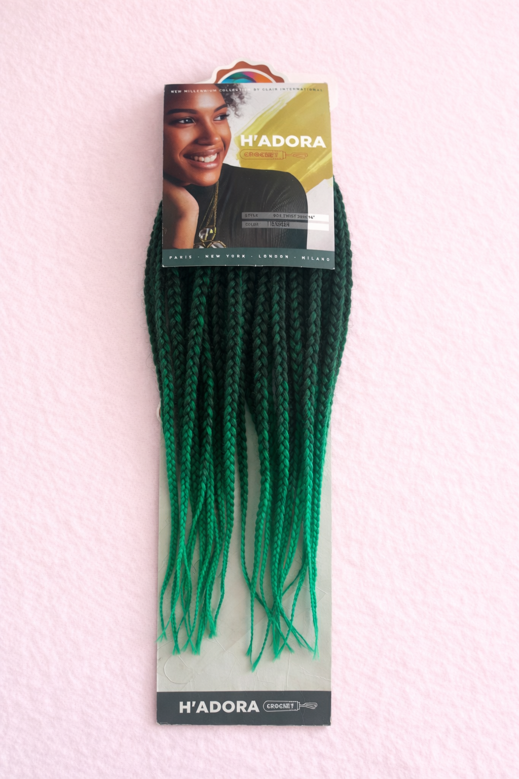 Mèches Crochet H’Adora Vert Ombré